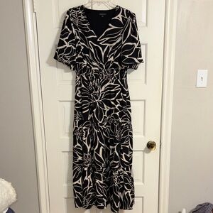 Rachel Zoe Black and White Floral Dress